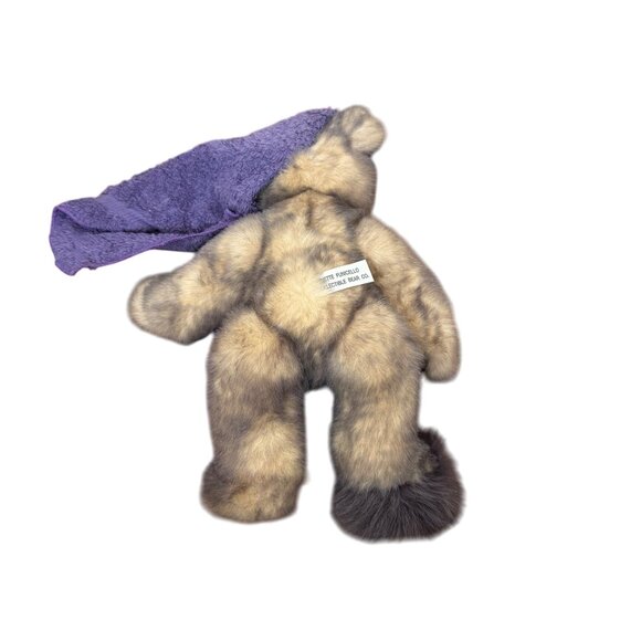 Annette Funicello Collectible Bear Co Plush Teddy Purple Nightcap 15 Jointed VTG - Picture 6 of 12